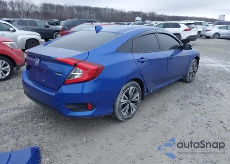 2017 Honda Civic Ex-T из США, поврежденный, VIN 19XFC1E31HE002109